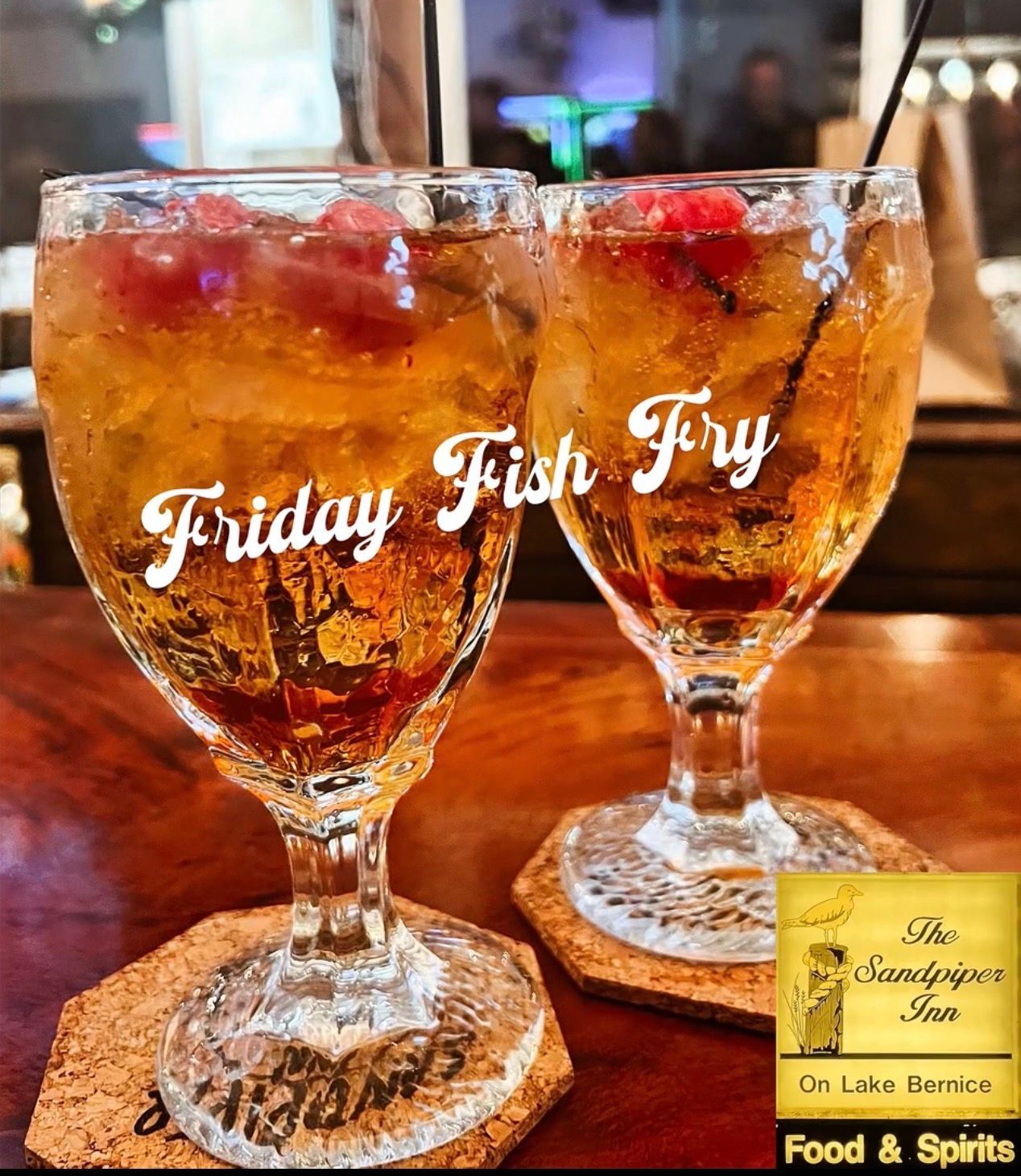 Friday fish fry old fashioneds
